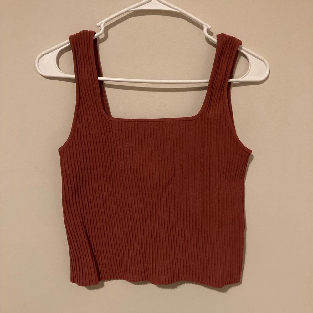 Madewell Cropped Ribbed Tank - Picture 4 of 4